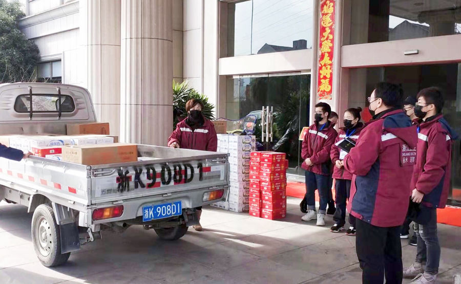 抗擊疫情，浙江正達環保向蓮都區衛健委和疾控中心捐贈物資(圖2)